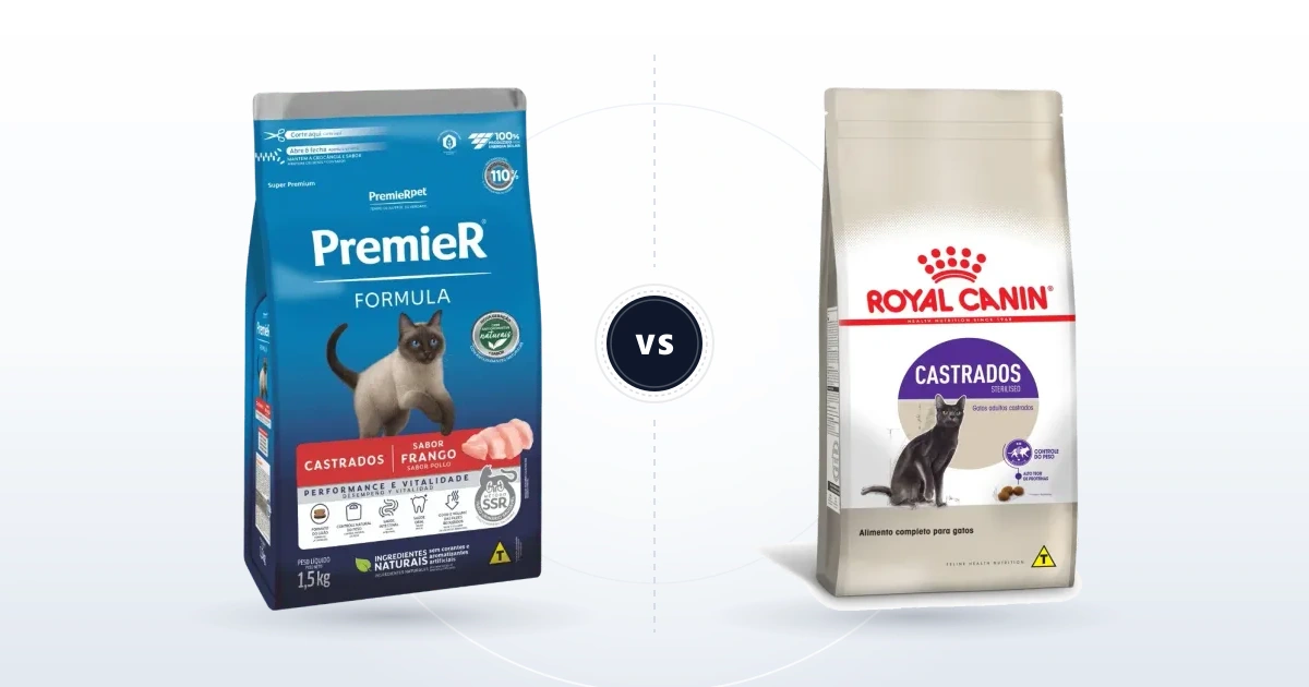 PremieR Formula vs Royal Canin Castrados: O que muda na prática além do preço?