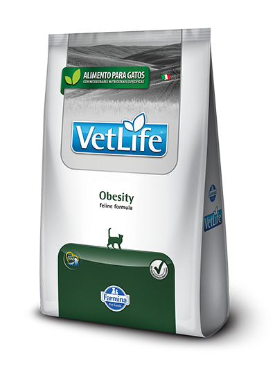 Packshot oficial de Vet Life Natural Feline Obesity Feline