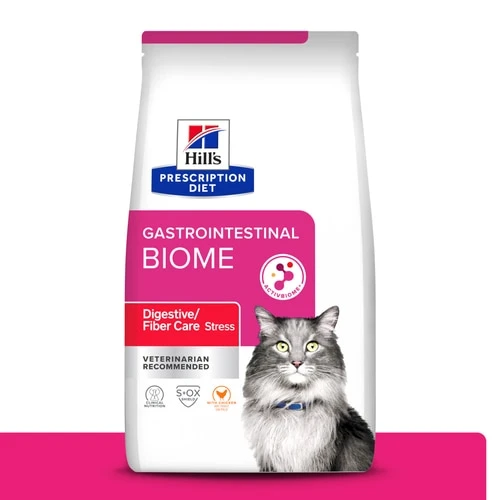 Packshot oficial de Hill's Prescription Diet Gastrointestinal Biome Stress para Gatos