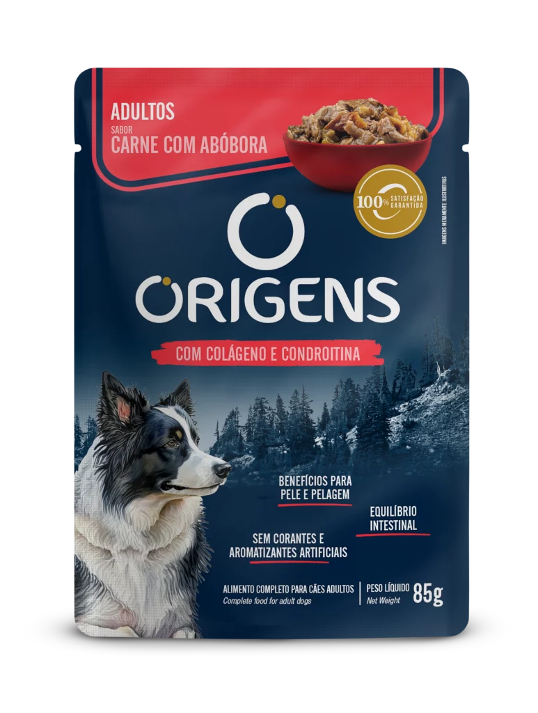Embalagem de Origens Premium Especial Cães Adultos Carne Com Abóbora