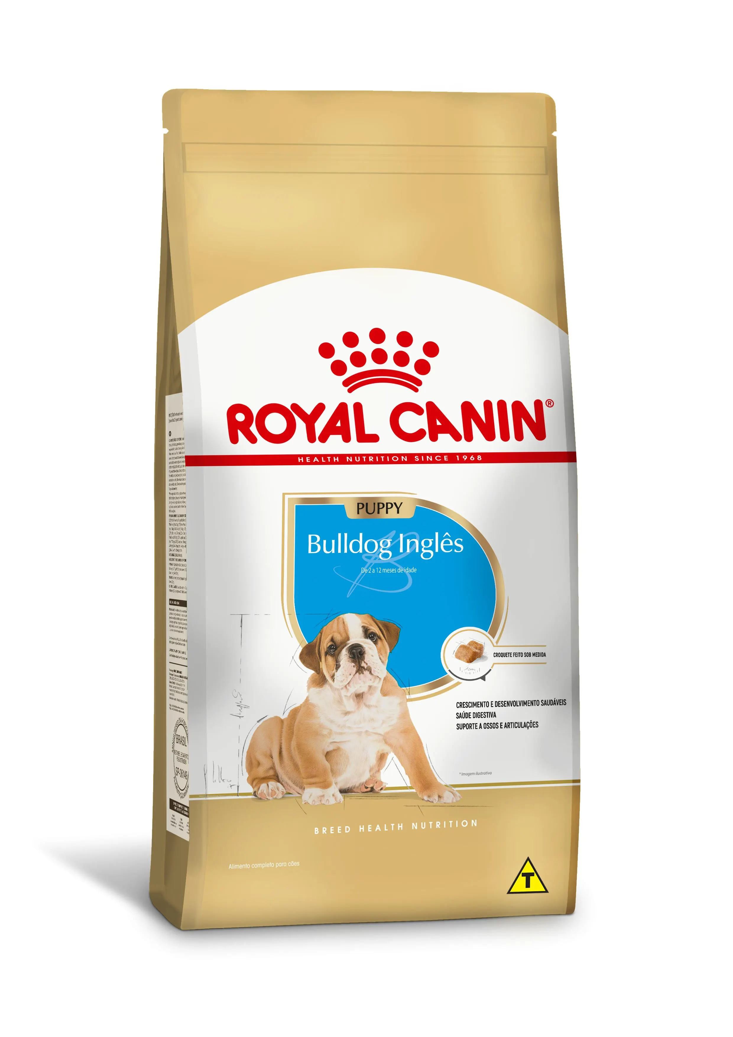 Embalagem de Royal Canin Bulldog Inglês Puppy