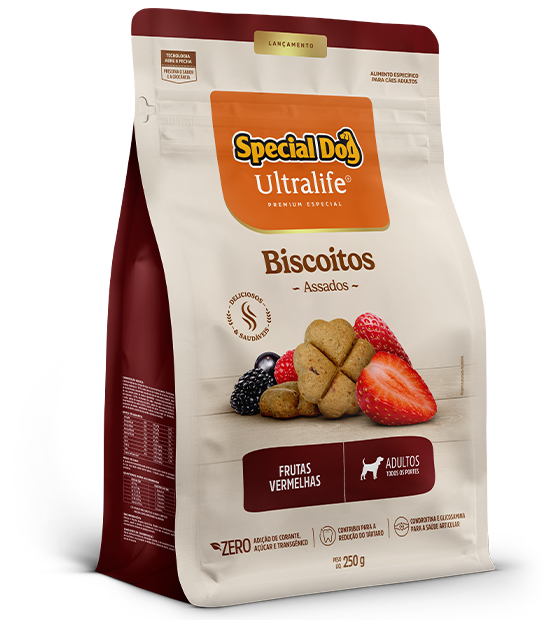 Packshot oficial de Special Dog Ultralife Biscoitos Adultos Frutas Vermelhas