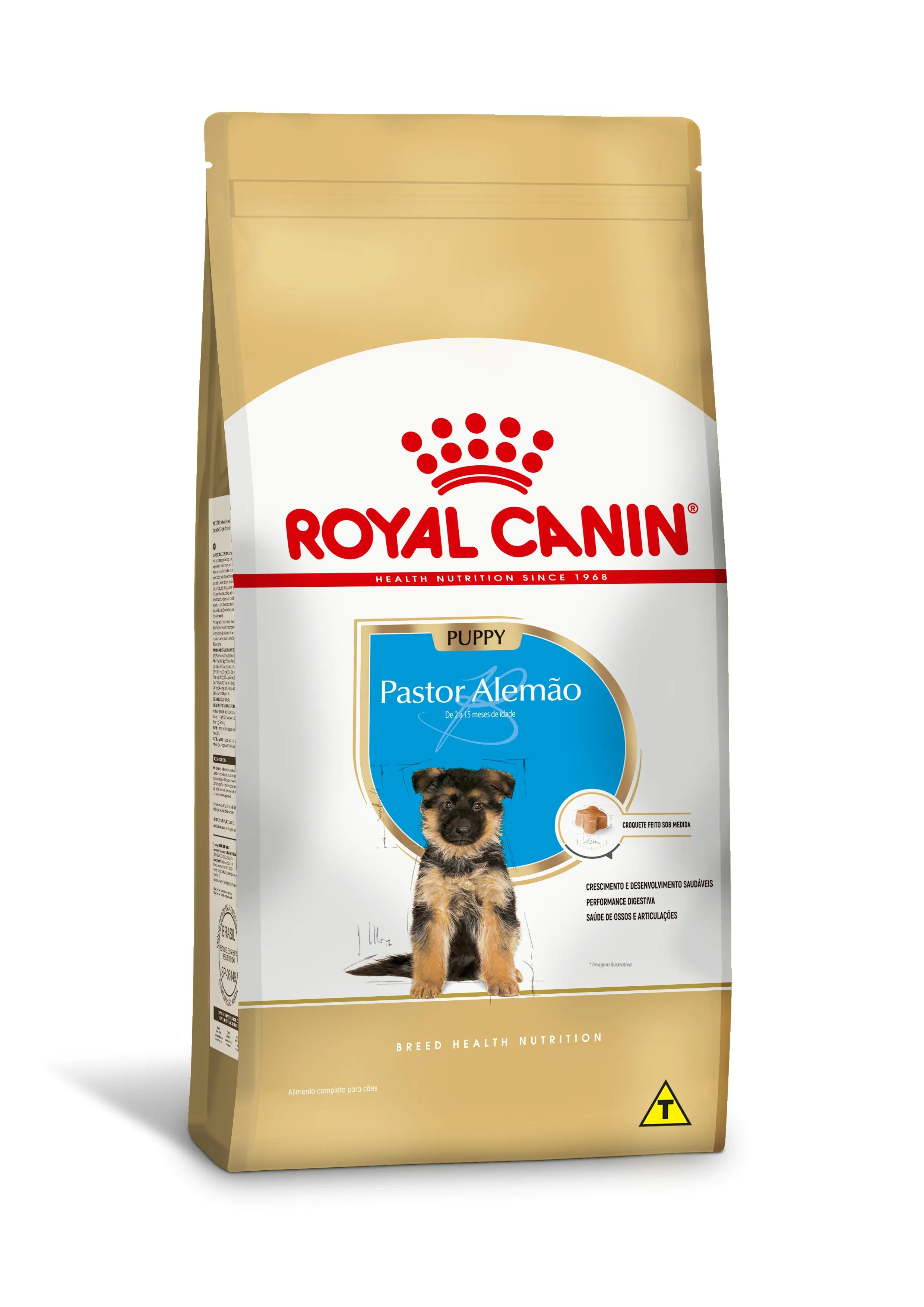 Embalagem de Royal Canin Pastor Alemão Puppy