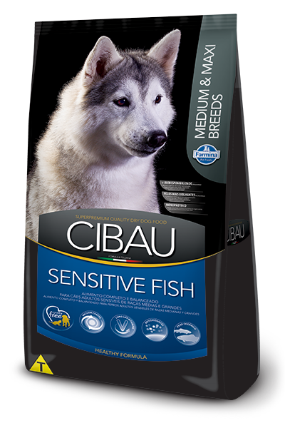 Embalagem de Cibau Sensitive Fish Medium & Maxi