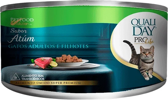 Embalagem de Qualiday Prolife Gatos Adultos Sabor Atum Pouch