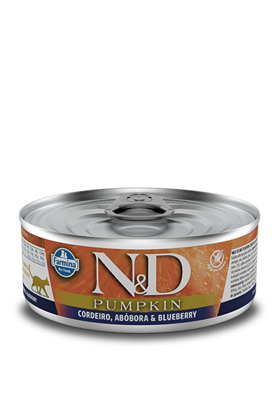Embalagem de N&D Pumpkin Feline Cordeiro, Abóbora & Blueberry Wet Food