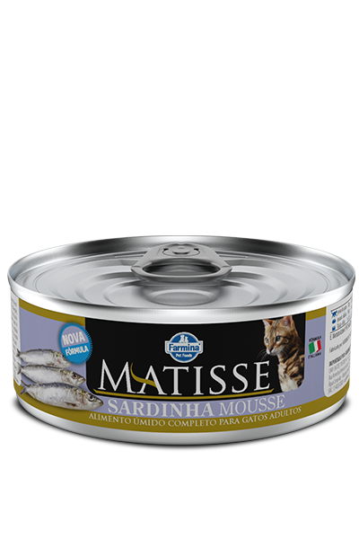 Embalagem de Matisse Sardinha Mousse