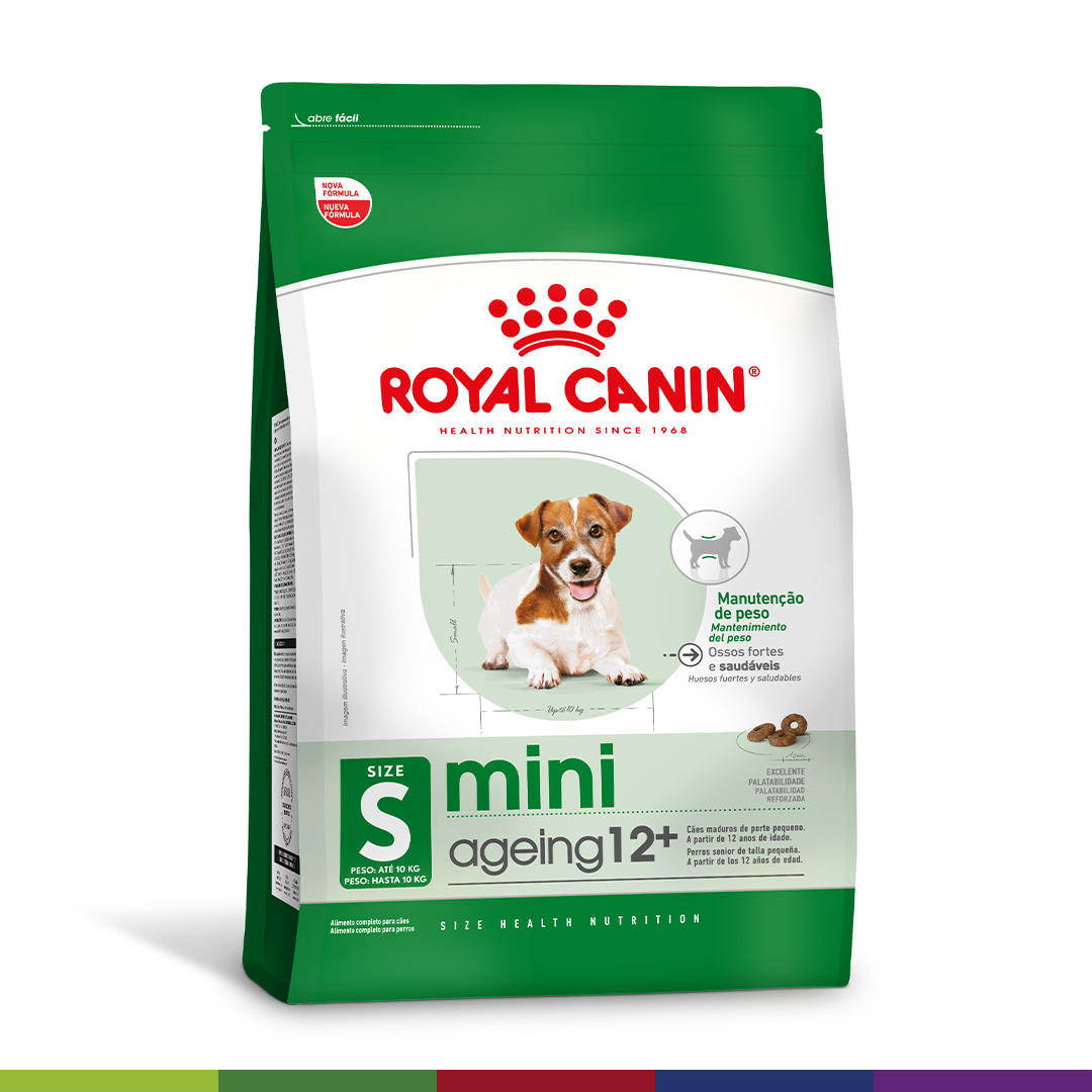 Embalagem de Royal Canin Mini Ageing 12+