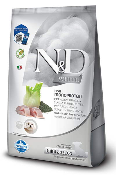 Embalagem de N&D White Puppy Mini