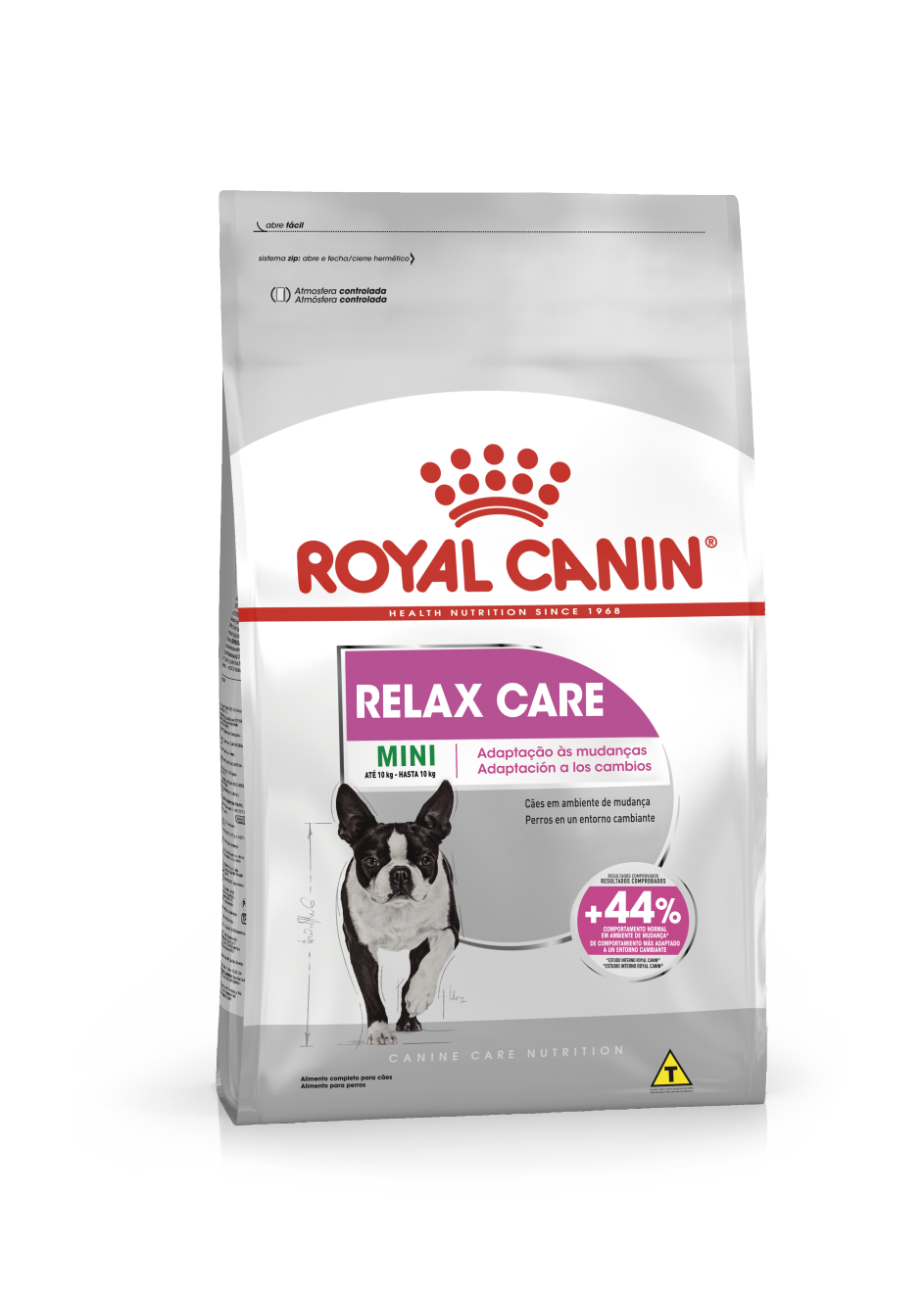 Embalagem de Royal Canin Mini Relax Care