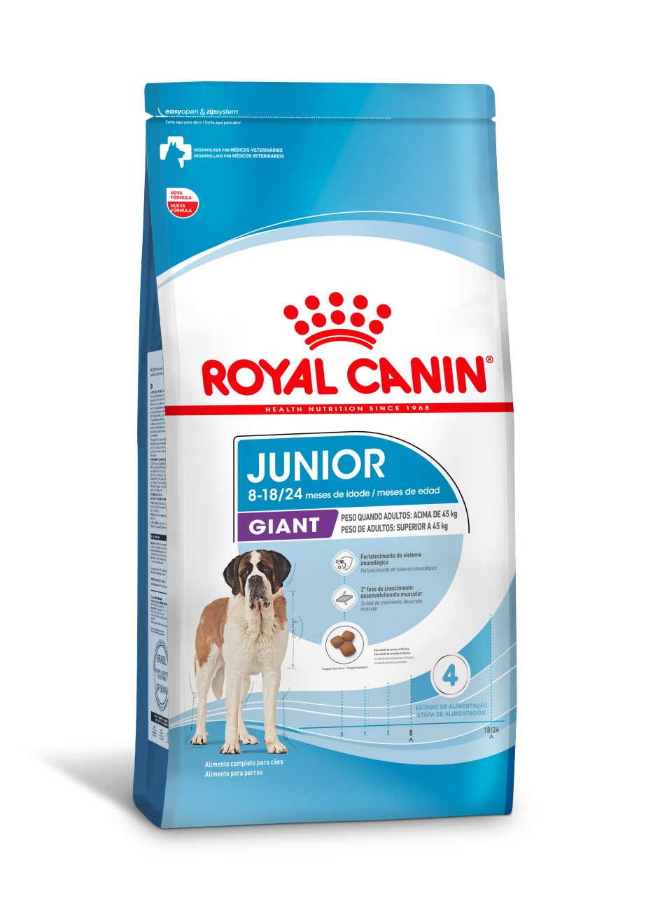 Embalagem de Royal Canin Giant Junior
