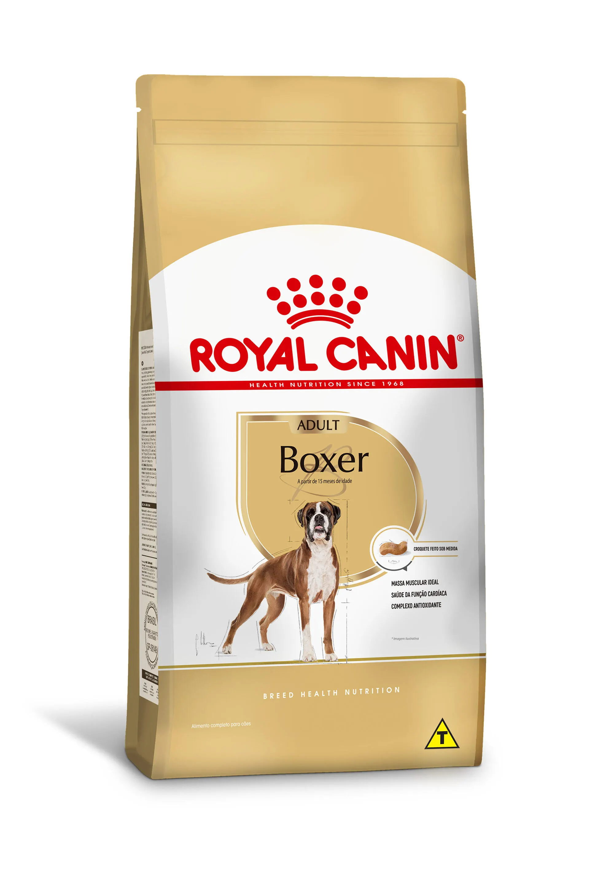 Embalagem de Royal Canin Boxer Adult