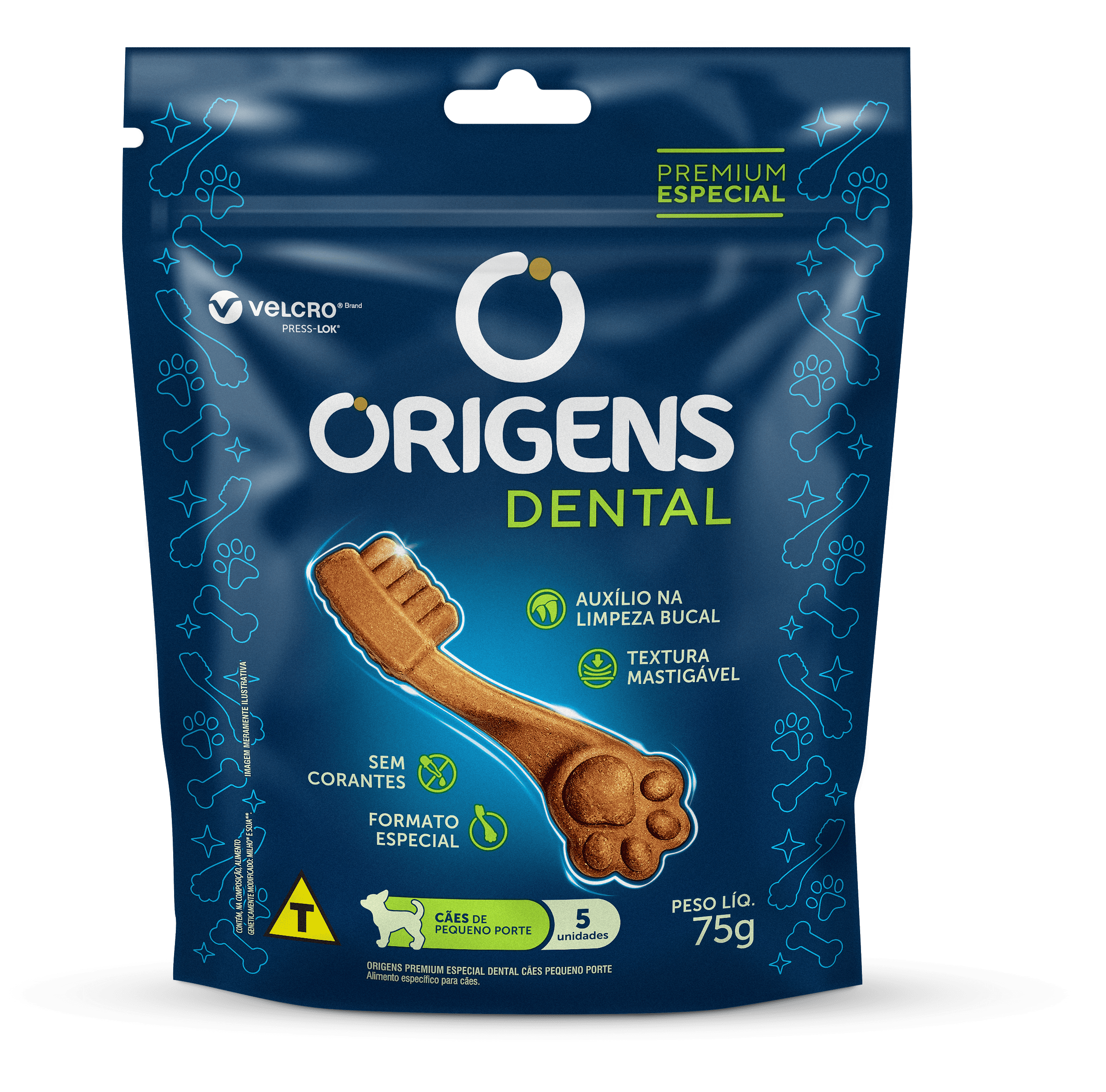 Packshot oficial de Origens Premium Especial Dental Cães Pequeno Porte