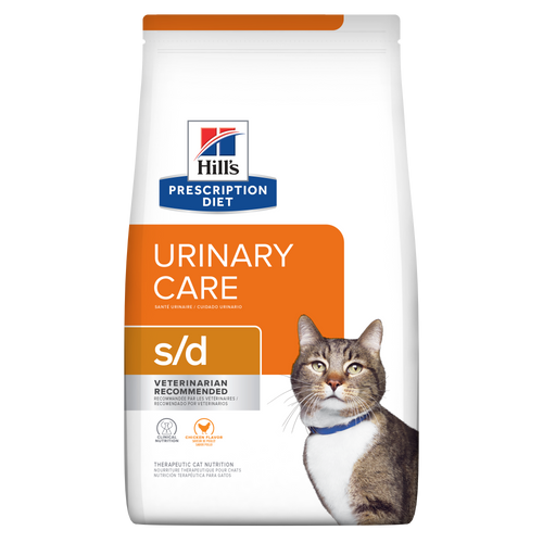 Packshot oficial de Hill's Prescription Diet s/d para Gatos Adultos Cuidado Urinário
