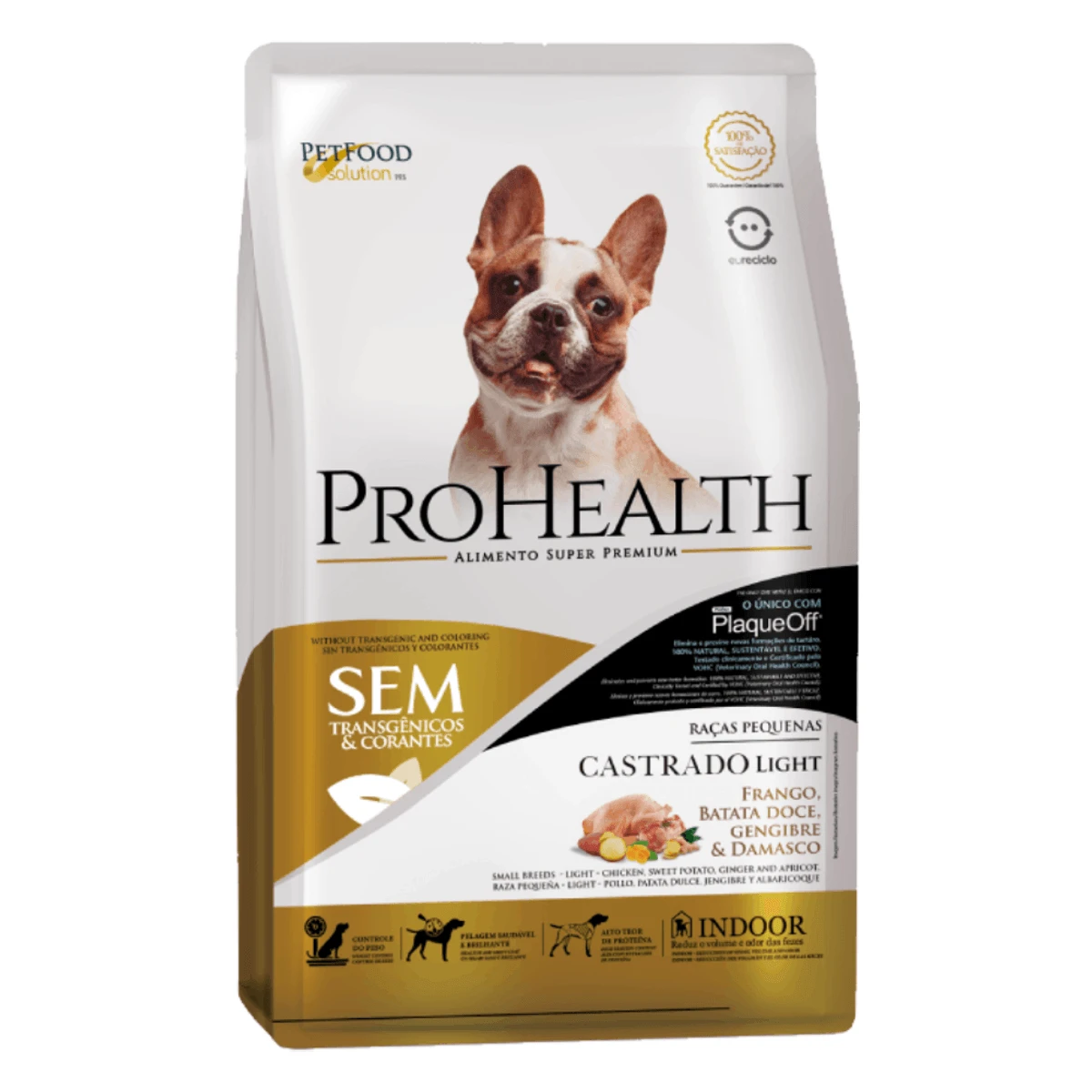 Packshot oficial de ProHealth Cães Castrados Light Raças Pequenas