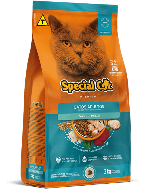 Embalagem de Special Cat Adultos Sabor Peixe