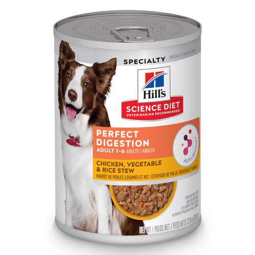 Embalagem de Hill's Science Diet Digestão Perfeita Cães Adultos Lata