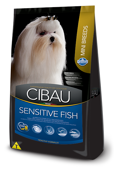 Embalagem de Cibau Sensitive Fish Mini