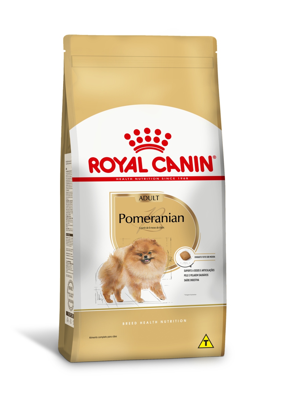 Embalagem de Royal Canin Pomeranian Adult