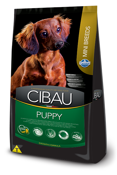Embalagem de Cibau Puppy Mini