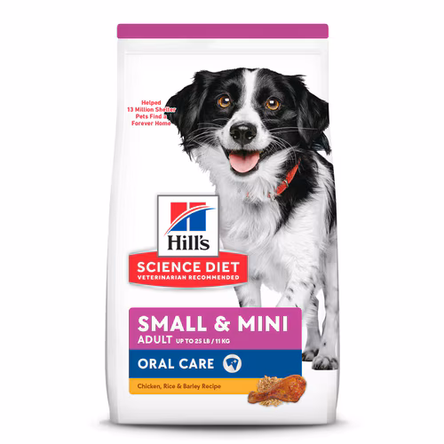 Embalagem de Hill's Science Diet Canine Adult Oral Small & Mini