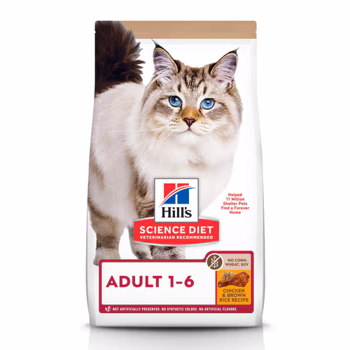 Packshot oficial de Hill's Science Diet Sem Milho, Sem Trigo e Sem Soja para Gatos Adultos
