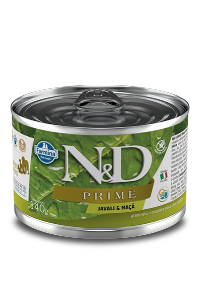Embalagem de N&D Prime Canine Javali & Maçã Adult Wet Food
