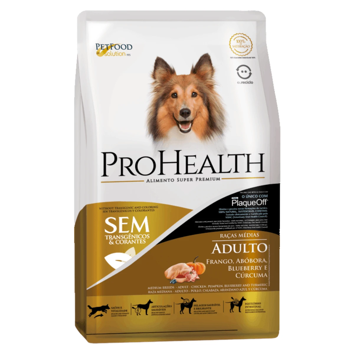Packshot oficial de ProHealth Cães Adultos Raças Médias