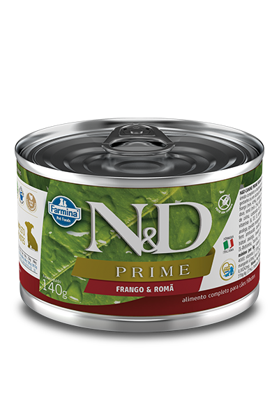 Embalagem de N&D Prime Canine Frango & Romã Puppy Wet Food