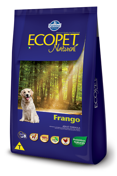 Embalagem de Ecopet Natural Frango