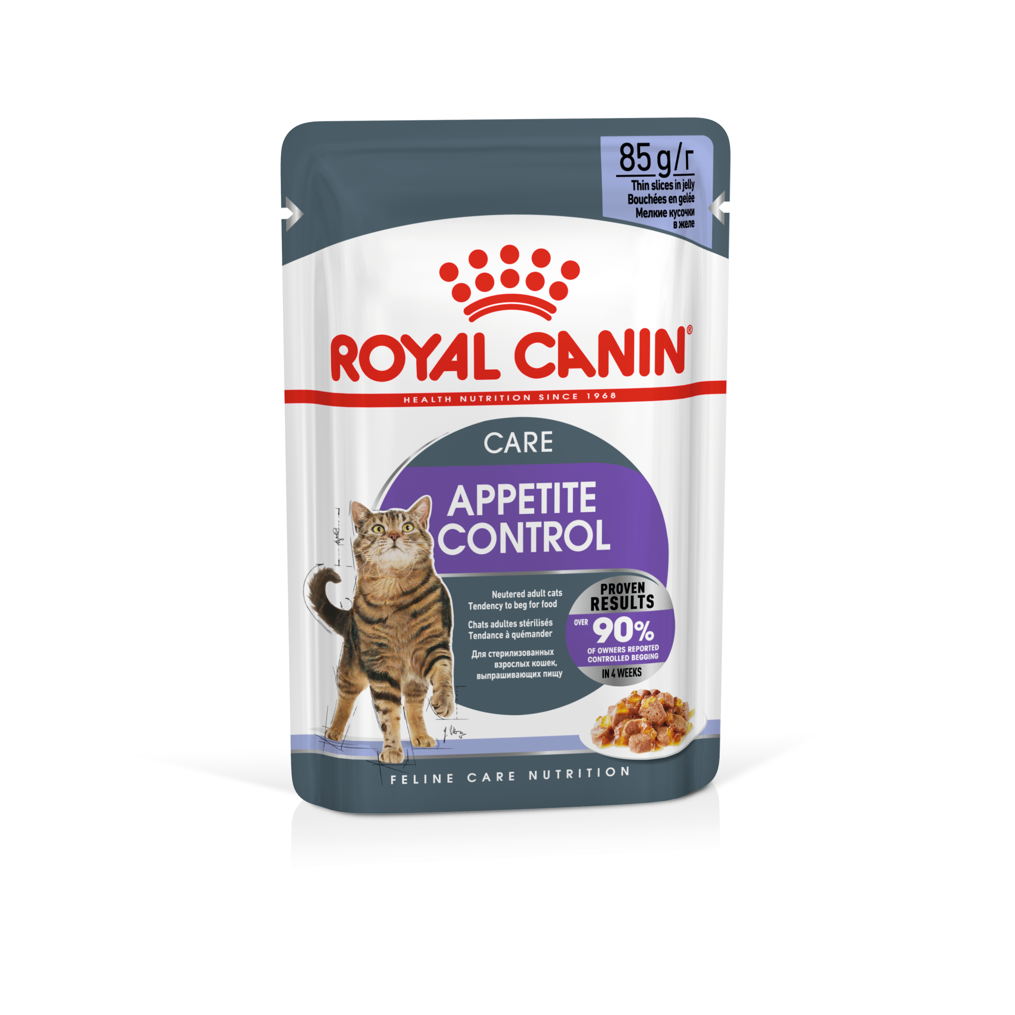 Embalagem de Royal Canin Appetite Control Gravy