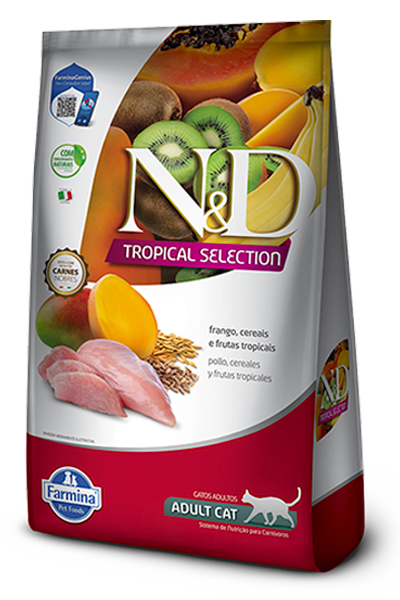 Embalagem de N&D Tropical Selection Feline Frango Adult