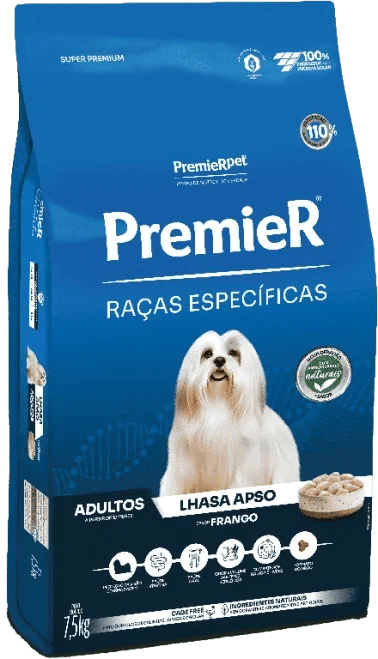 Embalagem de PremieR Raças Específicas Lhasa Apso Adultos Porte Pequeno Frango