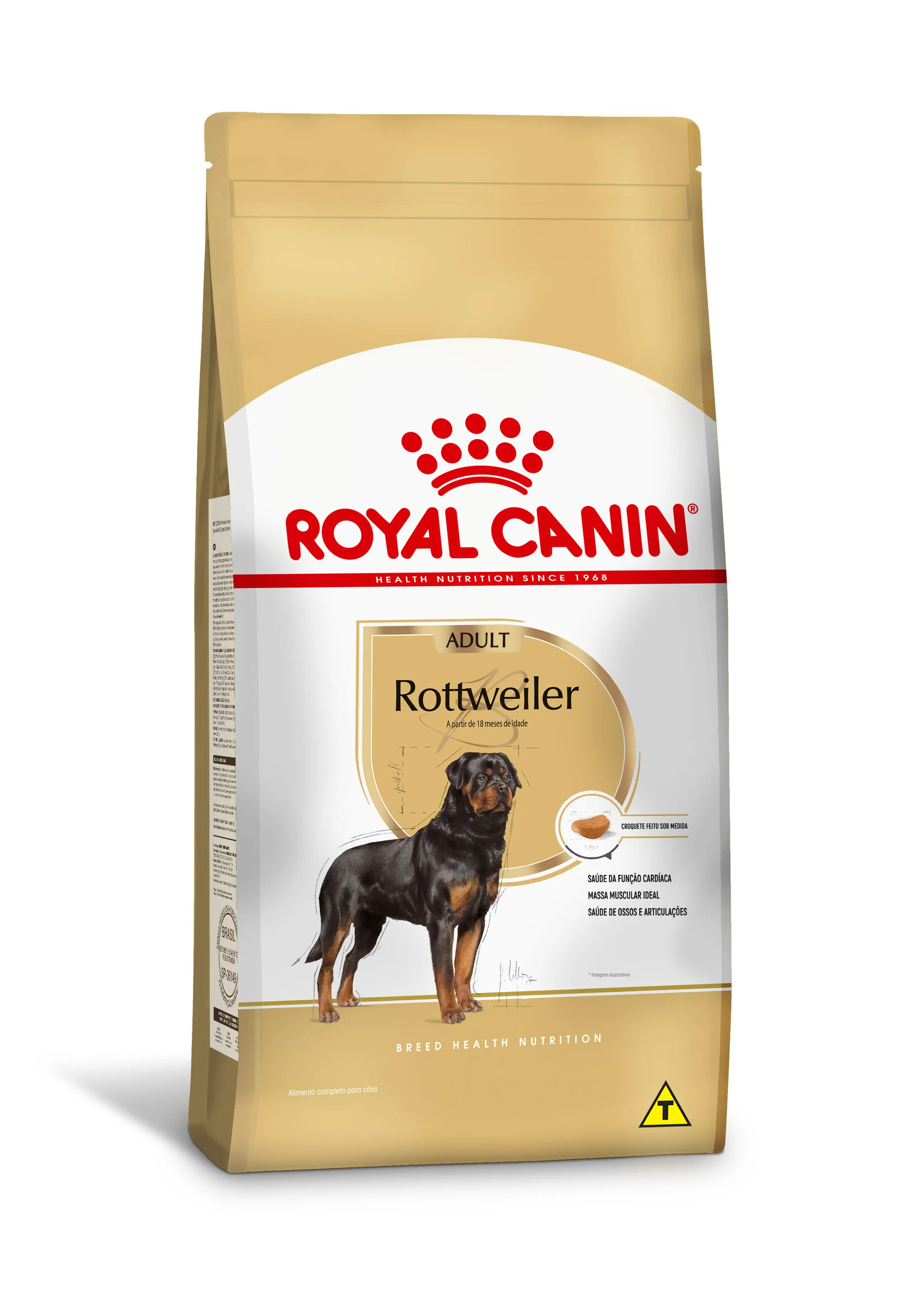 Embalagem de Royal Canin Rottweiler Adult