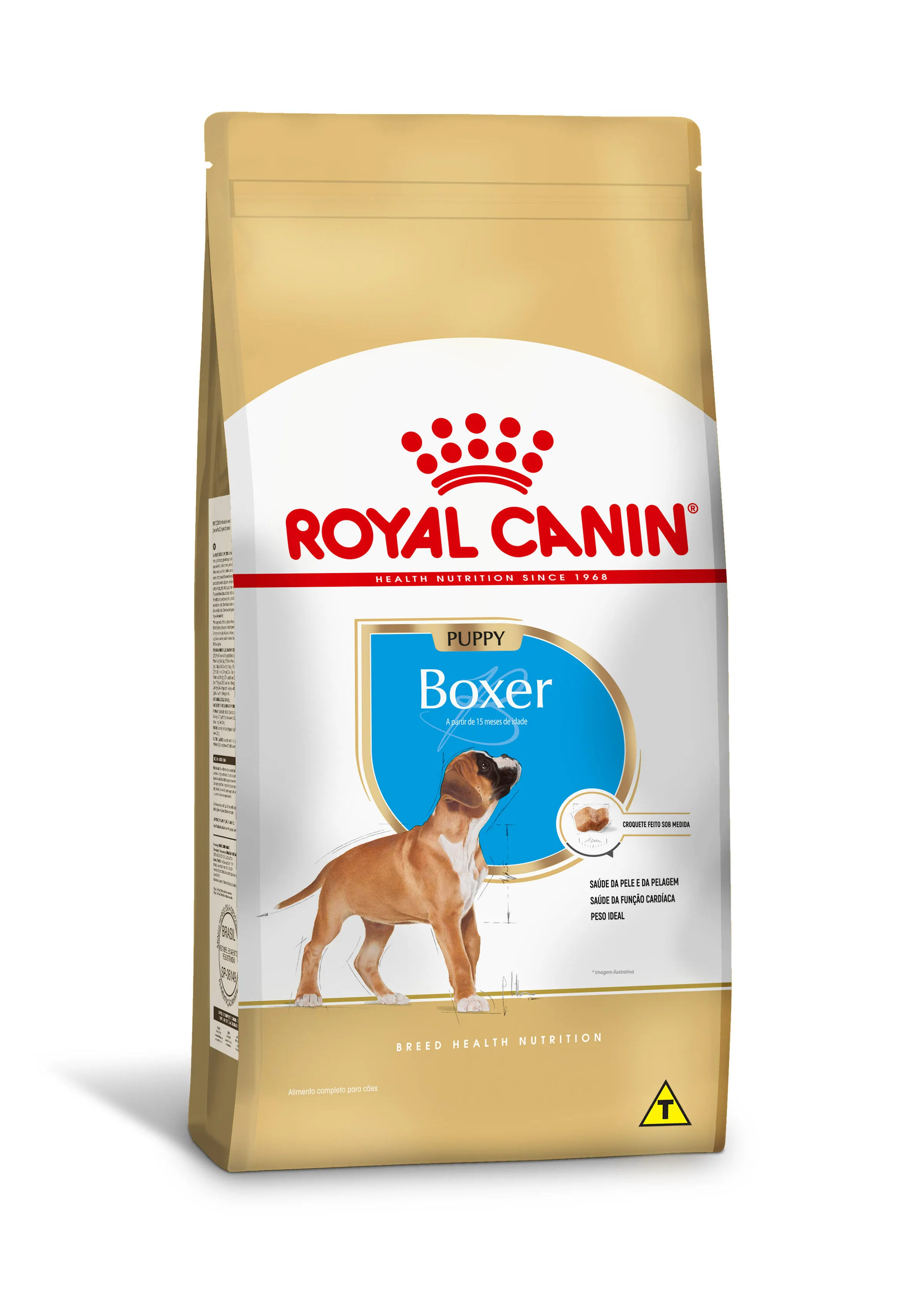 Embalagem de Royal Canin Boxer Puppy