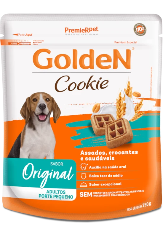 Packshot oficial de GoldeN Cookie Cães Adultos Porte Pequeno Original