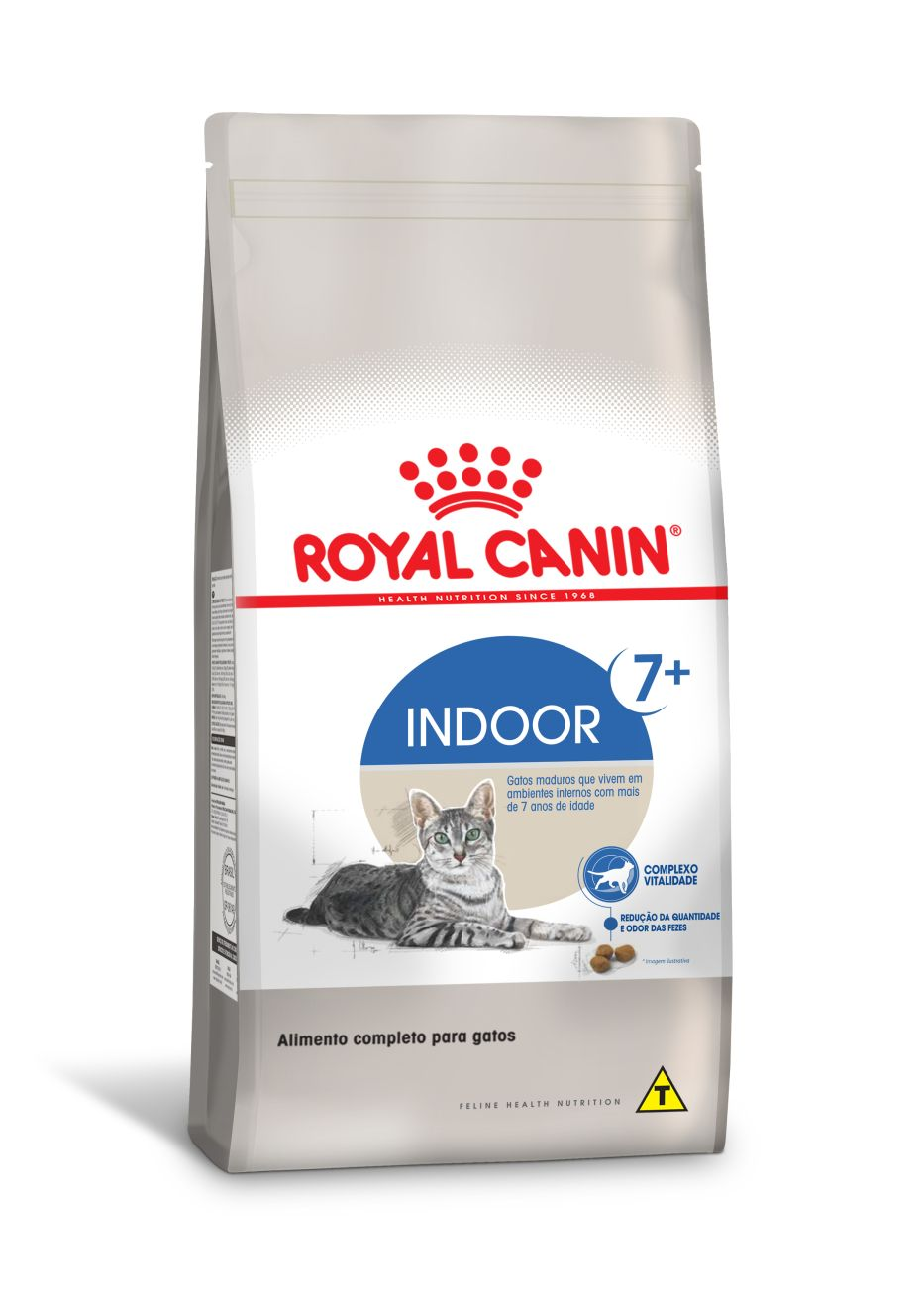Embalagem de Royal Canin Indoor 7+