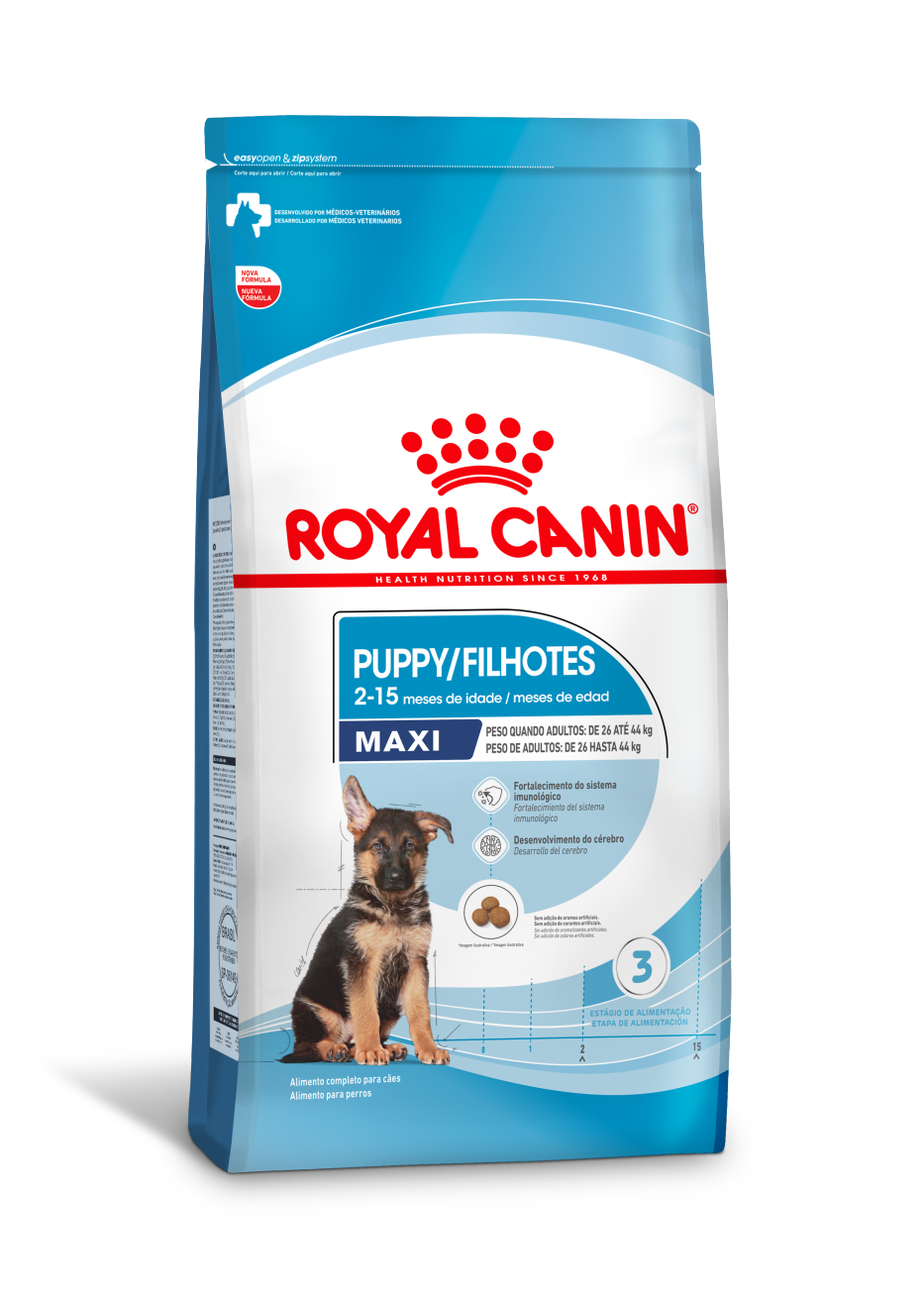 Embalagem de Royal Canin Puppy - Maxi