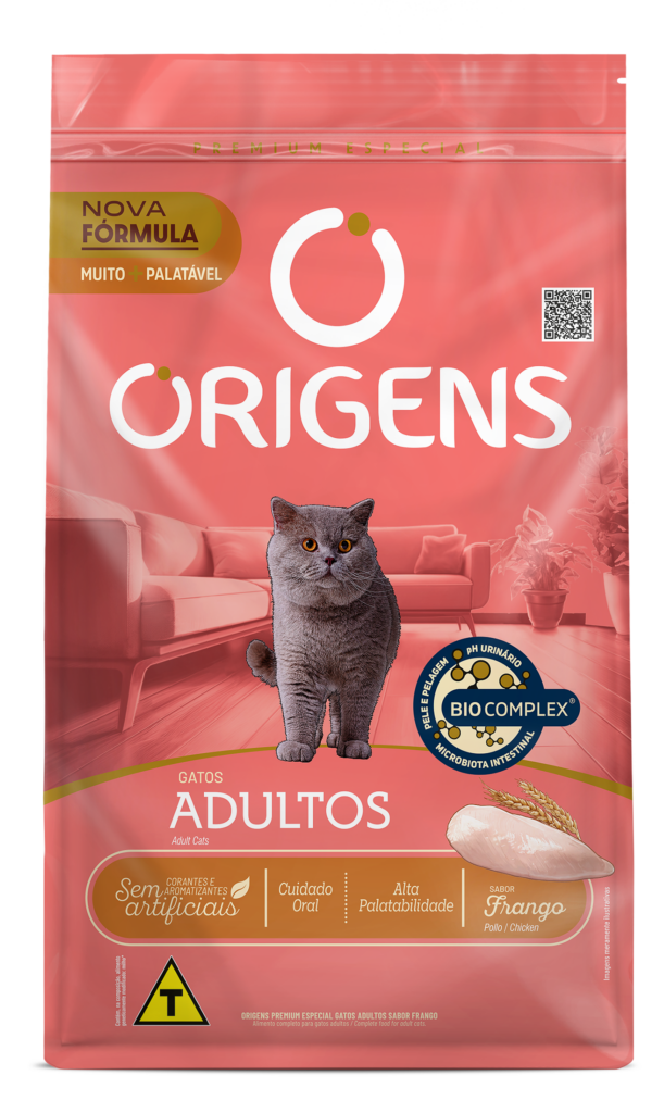 Embalagem de Origens Premium Especial Gatos Adultos Sabor Frango