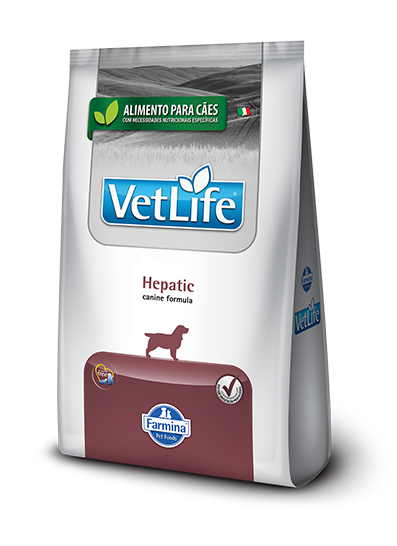 Packshot oficial de Vet Life Natural Canine Hepatic Canine