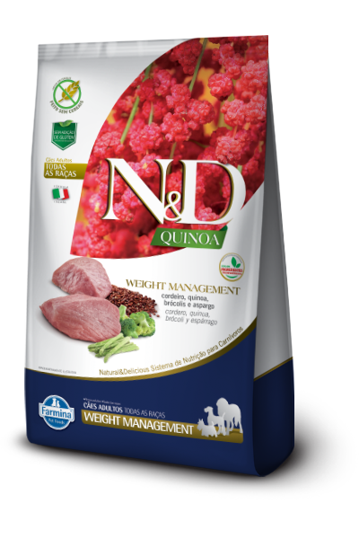 Embalagem de N&D Quinoa Canine Controle de Peso