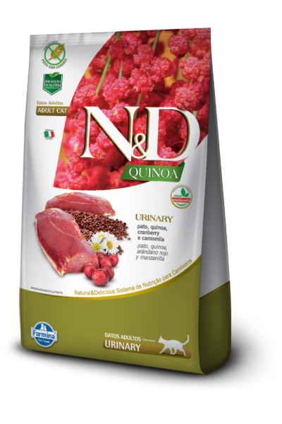 Embalagem de N&D Quinoa Feline Urinary