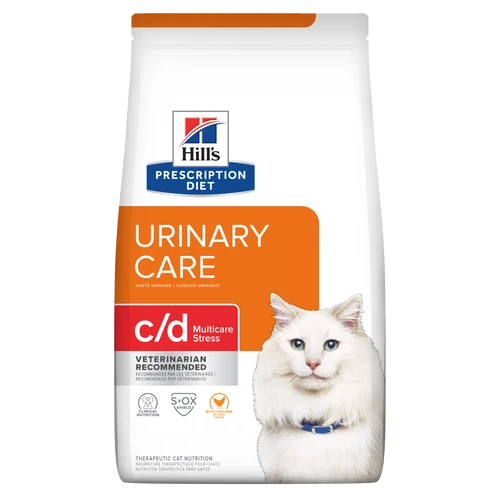 Packshot oficial de Hill's Prescription Diet c/d Multicare Stress para Gatos Cuidado Urinário
