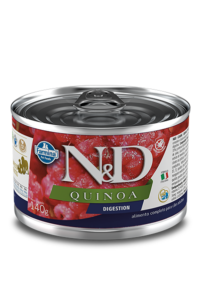 Embalagem de N&D Quinoa Canine Cuidado Digestivo Wet Food