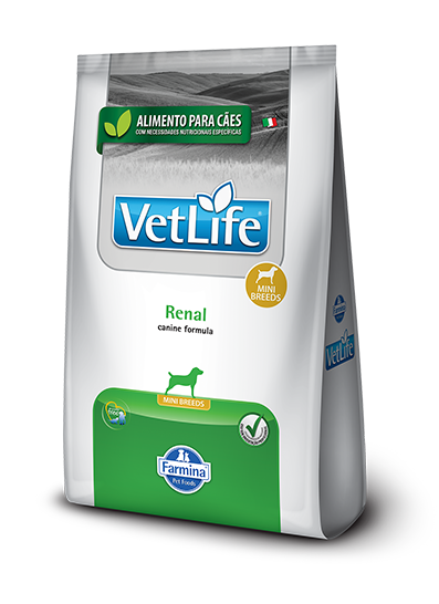 Packshot oficial de Vet Life Natural Canine Renal Mini canine