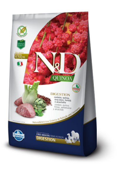 Embalagem de N&D Quinoa Canine Cuidado Digestivo