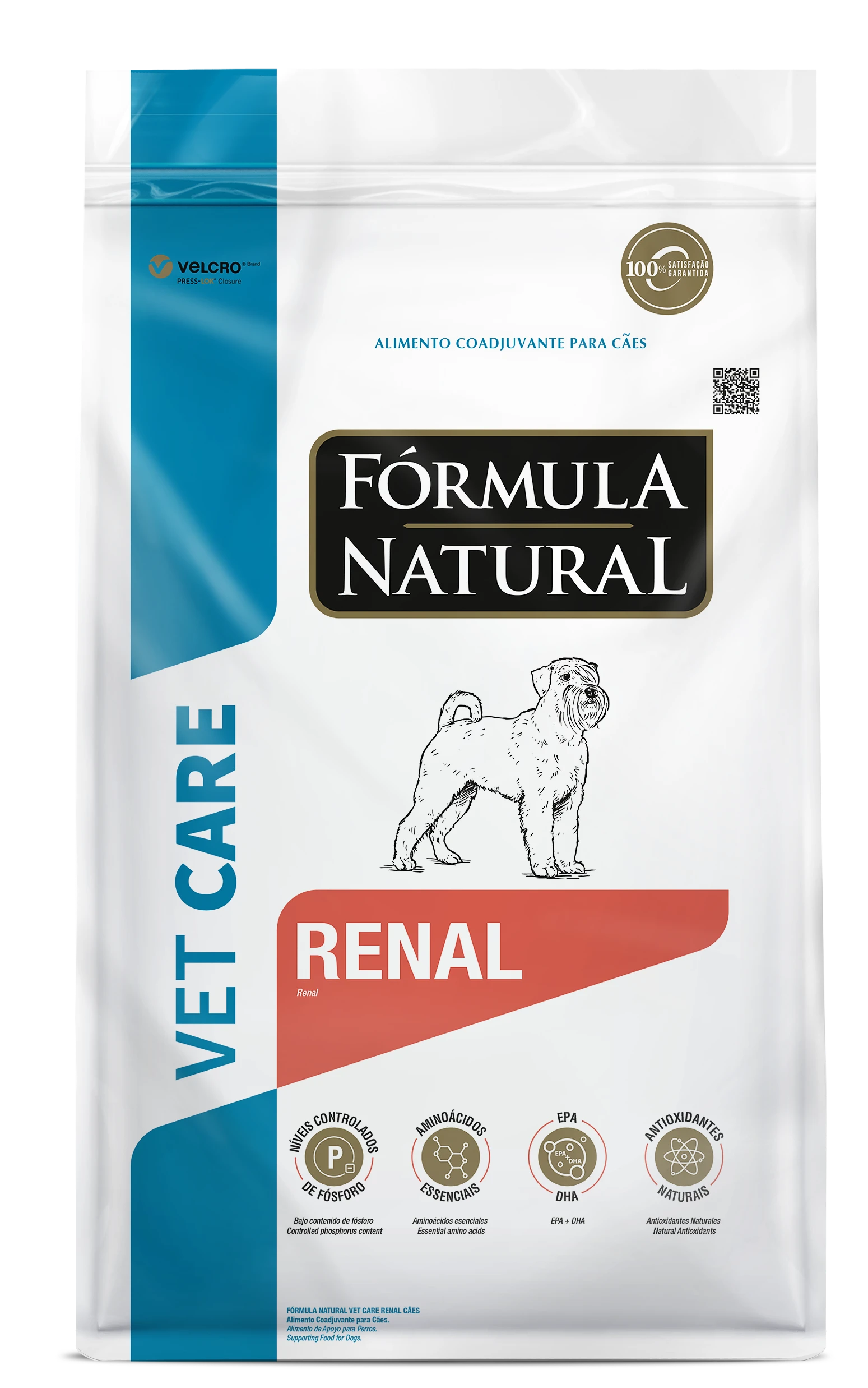 Packshot oficial de Fórmula Natural Vet Care Renal Cães