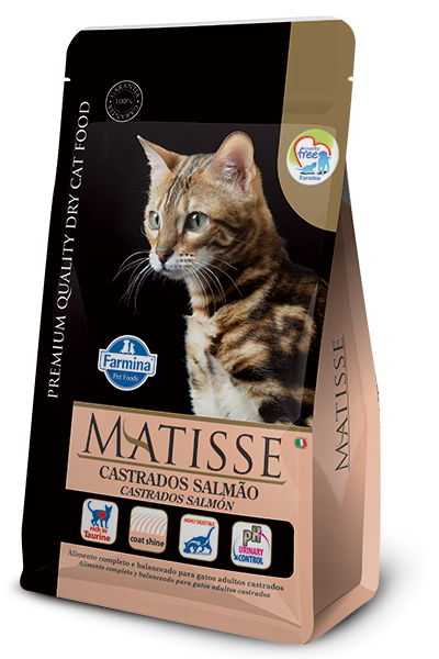 Embalagem de Matisse Castrados Salmão