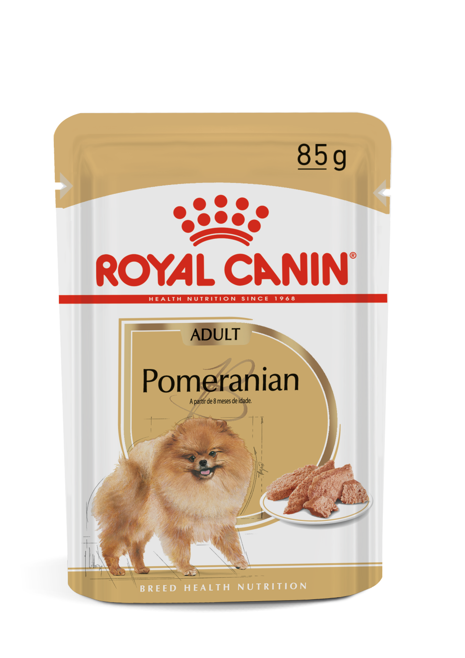 Embalagem de Royal Canin Pomeranian - Alimento Úmido