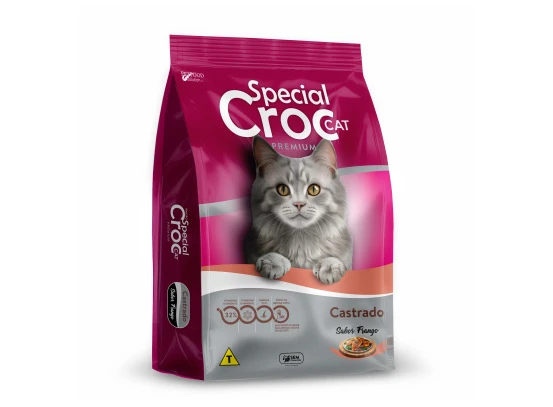 Embalagem de Special Croc Gatos Castrados